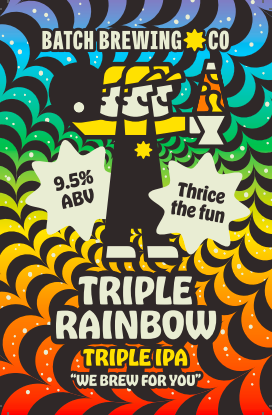 Triple Rainbow Decal